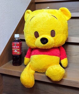 【ディズニー】パイル生地プーさんぬいぐるみ