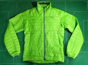 ▲ノローナNORRONA プリマロフト化繊中綿 Falketind PrimaLoft60 ジャケット イエローグリーン S（JP-M） 美品!!!▲