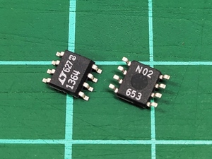 送料185円■新品1個■オペアンプ 高速 2回路 表面実装 70MHz 1000V/us 8P SOIC IC■Analog Devices(LINER) LT1364CS8#PBF