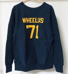 WAREHOUSE ウエアハウス Lot 483 WHEELUS リバースウィーブ スウェット M 紺