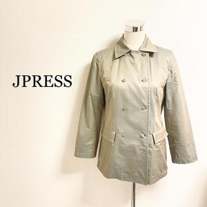 JPRESS ジェイプレス　スプリングコート　ジャケット　タマムシグリーン