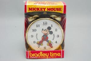 即決　即決　未開封　ミッキーマウス　 目覚まし時計　●パイアイ　●BRADLEY TIME　●ベル　ブラッドレイ　ディズニー