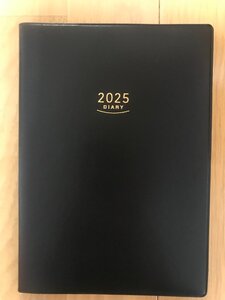 スケジュール帳　手帳　住友生命　2025年　令和7年　カバー:黒　サイズ: 約15.5cm×21.7cm　1点 送料無