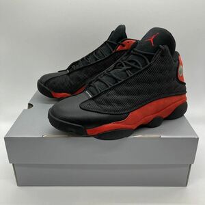 【29cm】USED Nike Air Jordan 13 Retro Bred 2017 ナイキ エアジョーダン13 レトロ ブレッド 赤黒 (414571-004) 4639