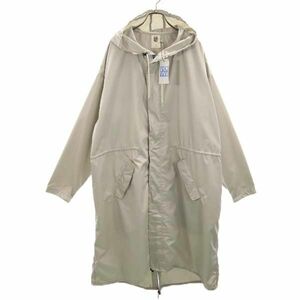 新品 バースト222 18ss V181-01 RAIN COAT 日本製 レインコート 2 it.gray VAST222 フード グレー メンズ