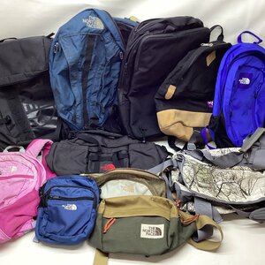 ■The North Face ノースフェイス バッグ まとめ売り 計11点 リュック ボストンなど 使用によるキズ汚れあり 中古品 /7.1kg■