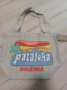 【日本未発売】Hawaii Patagonia パタゴニア　パタロハ　 ハレイワ キャンバス ミニ トートバッグ ハワイ限定 ハレイワ限定　新品