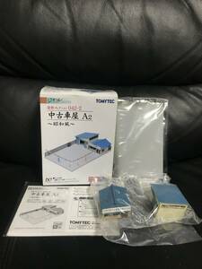 TOMYTEC トミーテック ジオコレ 建物コレクション042-2 中古車屋 A2 昭和風