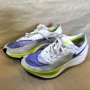 【送料無料】NIKE ZOOMX VAPORFLY NEXT% ホワイト/レーサーブルー/サイバー/ブラック AO4568-103　26.0cm