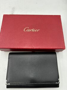 カルティエ 財布　二つ折りCartier ブラック 