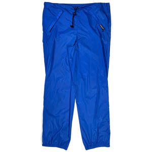 希少 Late1980s PATAGONIA Nylon pants S Blue ヴィンテージパタゴニア ナイロン アウターパンツ アウトドア 登山 キャンプ 青