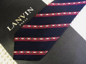 ♪35551D♪状態並品【ストライプ 柄】ランバン【LANVIN】ネクタイ