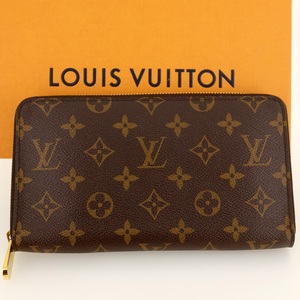 LOUIS VUITTON ルイヴィトン ジッピー・オーガナイザー 長財布（小銭入れあり） モノグラム M60002 ※イニシャル入り「H.U」 【中古】