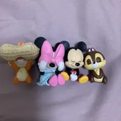 ディズニー　ガチャ　チップ　デール　ミッキー　ミニー