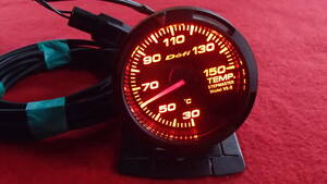 Defi　Racer Gauge　VS-2 温度計　油温 水温などに イルミレッド 52φ ポジションベゼル付き コントローラー不要単独動作モデル デフィ