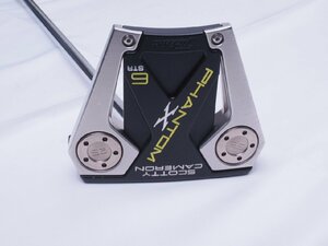 Scotty Cameron スコッティキャメロン PHANTOM X6 STR ファントム 31インチ パター センターシャフト ウェイト:25gx2 女性向け 重短[S1024]