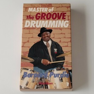 【教則ビデオ/VHS】BERNARD PURDIE バーナード・パーディ/マスター・オブ・ザ・グルーブ・ドラミング(VW079)MASTER OF THE GROOVE DRUMMING