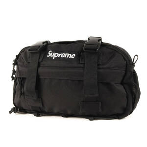 Supreme シュプリーム コーデュラナイロン ウエストバッグ (Waist Bag) ブラック 黒 BOX LOGO カバン