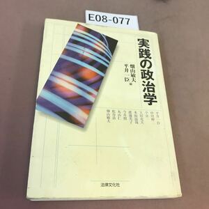 E08-077 実践の政治学 畑山敏夫 他 法律文化社 ヨレ有り