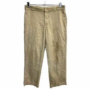 Dickies 874 ワークパンツ W37 ディッキーズ オリジナルフィット ビッグサイズ ベージュ 古着卸 アメリカ仕入 2404-775