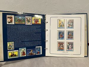 ウォルトディズニー　海外　切手ブック　コレクション 