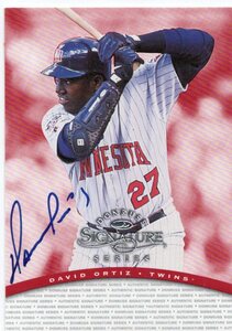 1997 DONRUSS SIGNATURE DAVID ORTIZ　デビッド・オルティーズ　新品ミント状態品　