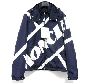 新品★MONCLER★モンクレール★BERT GIUBBOTTO★ダウンジャケット★フーデットブルゾン★サイズ3★メンズ★ネイビー