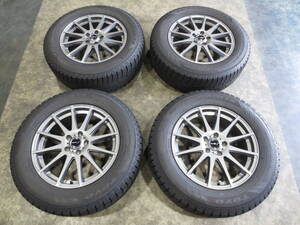 【バリ溝】 ☆美品☆ ’23年製 TOYO ウインタートランパス TX 235/65R18 18インチ 7.5J +48 5H PCD114.3 4本set ムラーノ RX H24110201