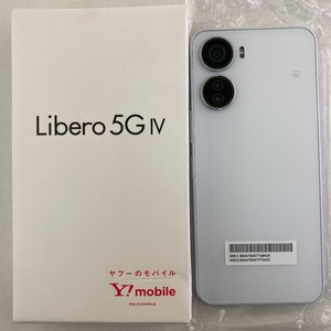 03w10551/【美品】ZTE Libero 5G 4GB/128GB ブラック A302ZT 利用制限〇 Y!mobile版