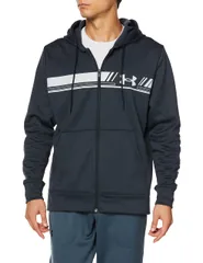 [アンダーアーマー] UA ARMOUR FLEECE BAR LOGO FULL ZIP [Black / /] [2XL]