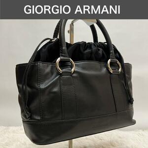 【良品】GIORGIO ARMANI ジョルジオアルマーニ ハンドバッグ