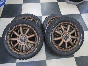 JP-STYLE Bany BRONZE ハスラー 15インチ 4.5J +45 4H100 新品 MUDSTAR マッドスター RADIAL M/T 165/60R15 23年製 新品 ゴツゴツ