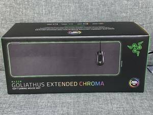 RAZER GOLIATHUS EXTENDE CHROMA ゲーミングマウスパッド 中古PC機器【福P-311】