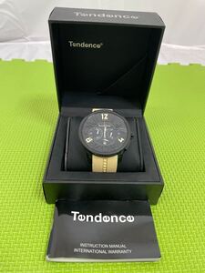 79　Tendence　　テンデンス　GULLIVER　ROUND　ガリバーラウンド　クロノグラフ　クォーツ　稼働品