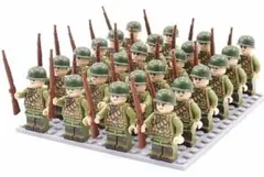 【レゴ互換】アメリカ軍 歩兵 アメリカ兵　兵士　ミニフィグ12体セット