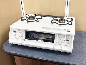 USED【 Paloma パロマ 2022年製 LPガス用 ガスコンロ PA-370WHA-L every chef ホワイト 】 ガステーブル コンロ 中古