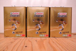 4L×3本 カストロール パワーワン CASTROL POWER1 4T 10W-40 エンジンオイル 二輪車用　③