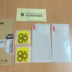 背面専用フィルム2枚+ レンズ保護フィルム 2枚 iPhone 14 Pro 用