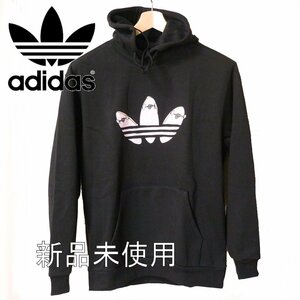 新品未使用◆送料無料◆(2XL) アディダスオリジナルス adidas originals ヘンリー・ジョーンズ流トレフォイルパーカー/メンズパーカー/黒