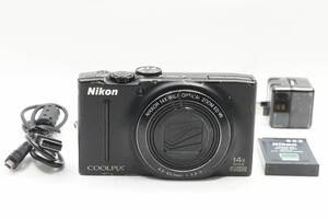 【適格請求書発行】Nikon ニコン COOLPIX S8200 コンパクトデジタルカメラ ブラック【アルプスカメラ】240725f