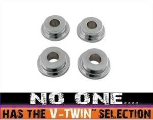 V-TWIN 28-0675 ソリッドマウント FLT 1980-84 FL 73-84 クローム Chrome Solid Mount Riser Kit