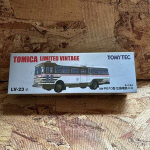 【3】希少レア■ 当時物 ■ TOMYTEC トミカリミテッドヴィンテージ LV-23d日野 RB10型 広島電鉄バス TOMICA LIMITED VINTAGE トミーテック