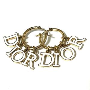 【希少】クリスチャンディオール　レディース　ピアス　フープ　DIOR