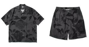 GAKKIN × BUDSPOOL 廻り花 HAWAIIAN SHIRT & SHORTS Mサイズ セットアップ 舐達麻 バッズプール