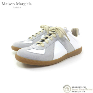 メゾン マルジェラ （Maison Margiela） レプリカ ジャーマントレーナー スニーカー シューズ S58WS0109 ダーティーホワイト #38.5（新品）