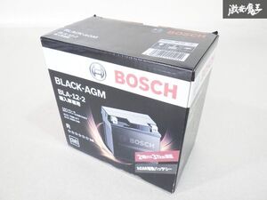 未使用 BOSCH ボッシュ BLACK-AGM 輸入車専用 サブバッテリー セカンドバッテリー BLA-12-2 電圧 12V 容量 12Ah CCA 200A 即納 棚23A