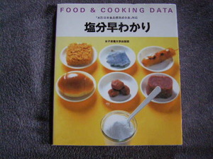 「五訂日本食品標準成分表」対応　塩分早わかり