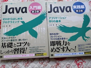 2冊セット Java 第3版 実践編 アプリケーション作りの基本　Java 第3版 入門編 ゼロからはじめるプログラミング