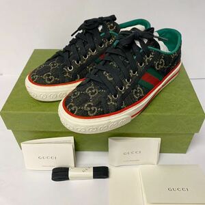 1回　GUCCI　グッチ　GG柄　テニス1977 レディース　スニーカー　箱　36