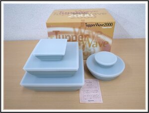 新品未使用品　Tupperwear タッパーウェア　TupperWave2000 タッパーウェーブ2000　重ねうつわセット